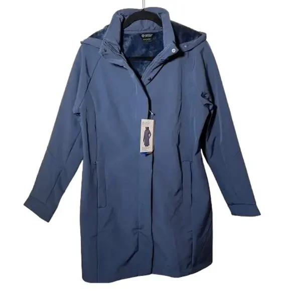 NWT Mondetta Project Long Softshell Hooded Jacket Sz L Woman's - Picture 3 of 7